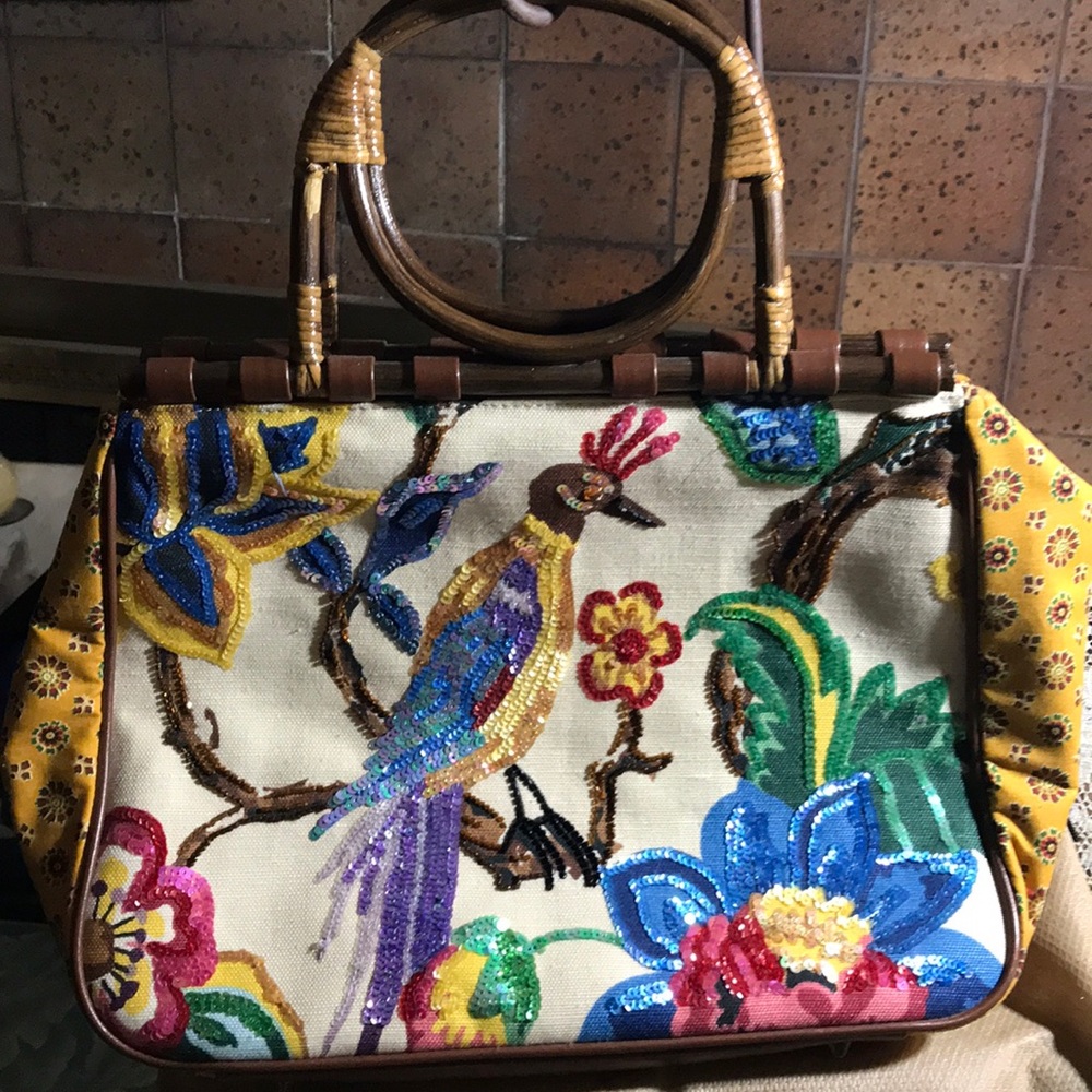 Beautiful peacock purse